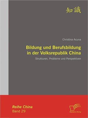 cover image of Bildung und Berufsbildung in der Volksrepublik China